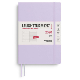 Kalender Weekly Planner & Notebook 2026 A5 Soft Cover Lilac in der Gruppe Papier & Blöcke / Kalender und Terminkalender / 12 Monate Tageskalender bei Pen Store (136239) Kalender Weekly Planner & Notebook 2026 A5 Soft Cover Lilac in der Gruppe Papier & Blöcke / Kalender und Terminkalender / 12 Monate Tageskalender bei Pen Store (136239)