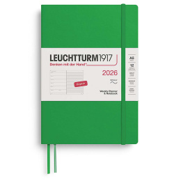 Kalender Weekly Planner & Notebook 2026 A5 Soft Cover Spring Leaf in der Gruppe Papier & Blöcke / Kalender und Terminkalender / 12 Monate Tageskalender bei Pen Store (136245) Kalender Weekly Planner & Notebook 2026 A5 Soft Cover Spring Leaf in der Gruppe Papier & Blöcke / Kalender und Terminkalender / 12 Monate Tageskalender bei Pen Store (136245)