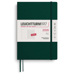 Kalender Weekly Planner & Notebook 2026 A5 Soft Cover Forest Green in der Gruppe Papier & Blöcke / Kalender und Terminkalender / 12 Monate Tageskalender bei Pen Store (136246) Kalender Weekly Planner & Notebook 2026 A5 Soft Cover Forest Green in der Gruppe Papier & Blöcke / Kalender und Terminkalender / 12 Monate Tageskalender bei Pen Store (136246)