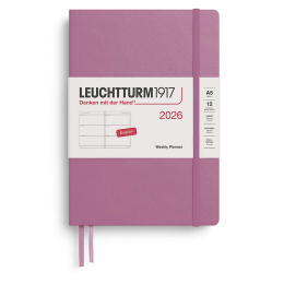 Kalender Weekly Planner 2026 A5 Dusty Rose in der Gruppe Papier & Blöcke / Kalender und Terminkalender / 12 Monate Tageskalender bei Pen Store (136252)