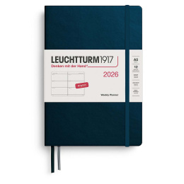 Kalender Weekly Planner 2026 A5 Deep Sea in der Gruppe Papier & Blöcke / Kalender und Terminkalender / 12 Monate Tageskalender bei Pen Store (136257)