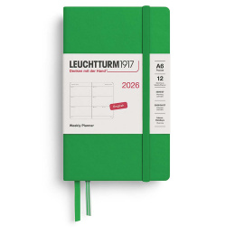 Kalender Weekly Planner 2026 A6 Spring Leaf in der Gruppe Papier & Blöcke / Kalender und Terminkalender / 12 Monate Tageskalender bei Pen Store (136263)