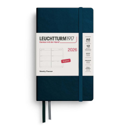 Kalender Weekly Planner 2026 A6 Deep Sea in der Gruppe Papier & Blöcke / Kalender und Terminkalender / 12 Monate Tageskalender bei Pen Store (136265)