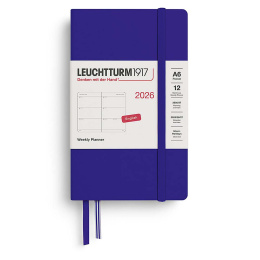 Kalender Weekly Planner 2026 A6 Ink in der Gruppe Papier & Blöcke / Kalender und Terminkalender / 12 Monate Tageskalender bei Pen Store (136266)