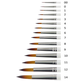 Pinsel Memory Point Rund 000 Stk. in der Gruppe Künstlerbedarf / Pinsel / Synthetische Pinsel bei Pen Store (136276)