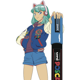 Posca PC-5M Manga Hero 8-er Set in der Gruppe Stifte / Künstlerstifte / Acrylmarker bei Pen Store (136280) Posca PC-5M Manga Hero 8-er Set in der Gruppe Stifte / Künstlerstifte / Acrylmarker bei Pen Store (136280)