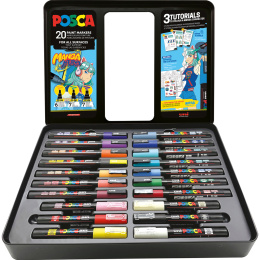 Posca Manga Hero 20-er Set in der Gruppe Stifte / Künstlerstifte / Acrylmarker bei Pen Store (136281) Posca Manga Hero 20-er Set in der Gruppe Stifte / Künstlerstifte / Acrylmarker bei Pen Store (136281)