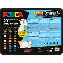 Posca Manga Hero 20-er Set in der Gruppe Stifte / Künstlerstifte / Acrylmarker bei Pen Store (136281) Posca Manga Hero 20-er Set in der Gruppe Stifte / Künstlerstifte / Acrylmarker bei Pen Store (136281)