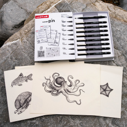 Pin Fine Line Dotwork Set in der Gruppe Stifte / Schreiben / Fineliner bei Pen Store (136284)