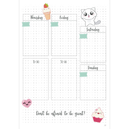 My Kawaii Journal in der Gruppe Basteln & Hobby / Techniken / Bullet Journaling bei Pen Store (136289)