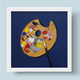 Learn to Paint in Acrylics with 50 Small Paintings in der Gruppe Basteln & Hobby / Bücher / Lehrbücher bei Pen Store (136299)