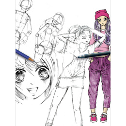 Step-by-Step Manga Workbook in der Gruppe Basteln & Hobby / Bücher / Inspirationsbücher bei Pen Store (136329)