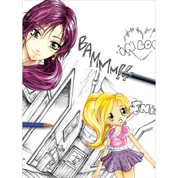 Step-by-Step Manga Workbook in der Gruppe Basteln & Hobby / Bücher / Inspirationsbücher bei Pen Store (136329)