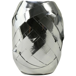 Geschenkbänder Metallic 10m x 7 mm Silber in der Gruppe Basteln & Hobby / Feiertage und Jahreszeiten / Verpackung bei Pen Store (136412)
