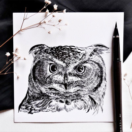 Pinselstift Mannen Mouhitsu TAKUJO No.8 in der Gruppe Stifte / Künstlerstifte / Pinselstifte bei Pen Store (136425)