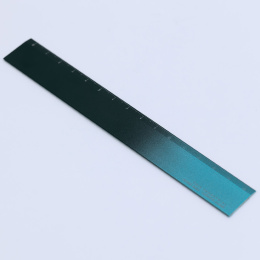 Lineal Aluminium 15 cm Black/Turquoise in der Gruppe Basteln & Hobby / Hobbyzubehör / Lineale bei Pen Store (136440)