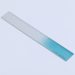 Lineal Aluminium 15 cm Silver/Turquoise in der Gruppe Basteln & Hobby / Hobbyzubehör / Lineale bei Pen Store (136441)
