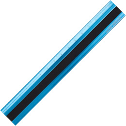 Lineal Aluminium/Leder 15 cm Turquoise/Black in der Gruppe Basteln & Hobby / Hobbyzubehör / Lineale bei Pen Store (136446)