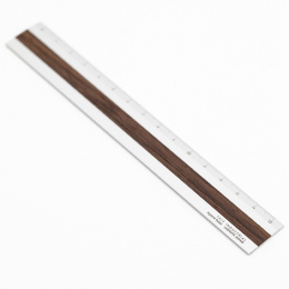 Lineal Aluminium/Holz 15 cm Silver/Indian Rose in der Gruppe Basteln & Hobby / Hobbyzubehör / Lineale bei Pen Store (136450)