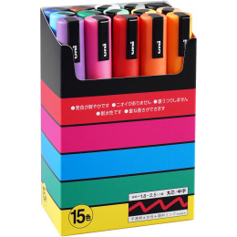 Posca PC-5M 15er-Set in der Gruppe Stifte / Künstlerstifte / Acrylmarker bei Pen Store (136464)