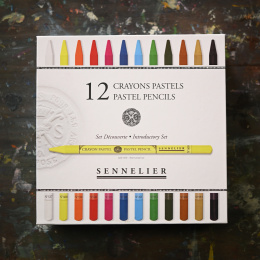 Pastellstiftset 12er-Pack + 12 leer in der Gruppe Stifte / Künstlerstifte / Pastellstifte bei Pen Store (136577)