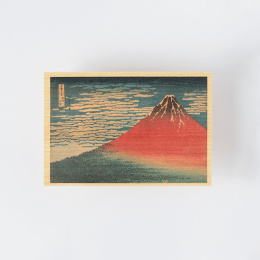 Postkarte in Hinoki-holz – Hokusai „Views of Mount Fuji“ 6er-Set B in der Gruppe Basteln & Hobby / Feiertage und Jahreszeiten / Karten und Kuverts bei Pen Store (136593)