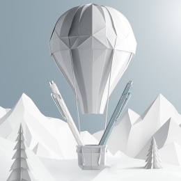 849 Alpine Frost Kugelschreiber Weiß in der Gruppe Stifte / Fine Writing / Kugelschreiber bei Pen Store (136597)