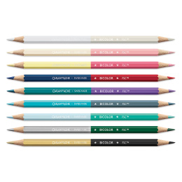 Bicolor Alpine Frost 9er‑Set + Pinsel in der Gruppe Stifte / Künstlerstifte / Aquarellstifte bei Pen Store (136599)