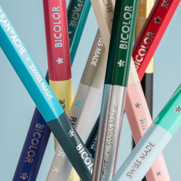 Bicolor Alpine Frost 9er‑Set + Pinsel in der Gruppe Stifte / Künstlerstifte / Aquarellstifte bei Pen Store (136599)