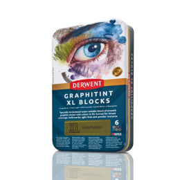 Graphitint XL Blocks Tin 6er-Set in der Gruppe Künstlerbedarf / Buntstifte und Bleistifte / Grafit- und Bleistifte bei Pen Store (136638)