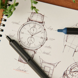 Gelstift Jetstream Edge 0,38 mm Black Red in der Gruppe Stifte / Schreiben / Gelschreiber bei Pen Store (136686)