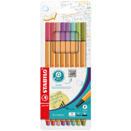 Point 88 Fineliner 8er-Pack in der Gruppe Stifte / Schreiben / Fineliner bei Pen Store (136795)