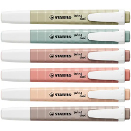 Swing Cool Nature 6er-Pack in der Gruppe Stifte / Etikettierung und Büro / Textmarker bei Pen Store (136796)