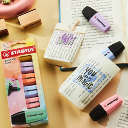 BOSS Mini Pastell 6er-Pack in der Gruppe Stifte / Etikettierung und Büro / Textmarker bei Pen Store (136801)