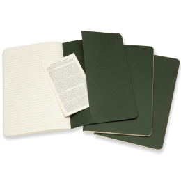 Cahier Notebook Large Green Liniert in der Gruppe Papier & Blöcke / Schreiben und Notizen / Notizbücher bei Pen Store (136810)