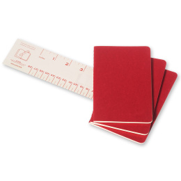 Cahier Notebook Pocket Red Blanko in der Gruppe Papier & Blöcke / Schreiben und Notizen / Notizbücher bei Pen Store (136811)