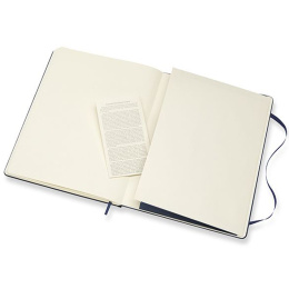 Classic Hard Cover Notebook XL Blue in der Gruppe Produktreihen / Moleskine Classic Notebook bei Pen Store (136824_r)
