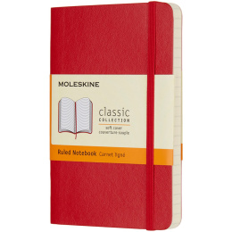 Classic Soft Cover Notebook Pocket Red in der Gruppe Papier & Blöcke / Schreiben und Notizen / Notizbücher bei Pen Store (136829_r)