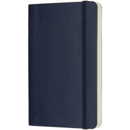 Classic Soft Cover Notebook Pocket Blue Blanko in der Gruppe Papier & Blöcke / Schreiben und Notizen / Notizbücher bei Pen Store (136832)