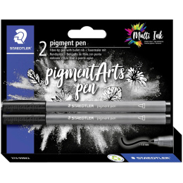 Pigment Arts Pen Schwarz 2er-Pack in der Gruppe Stifte / Künstlerstifte / Filzstifte bei Pen Store (136854)
