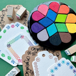 Stempelkissen Irodori Set Bouquet in der Gruppe Basteln & Hobby / Hobbyzubehör / Stempel bei Pen Store (136890)