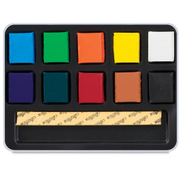 Aquarellset Aqua Brique 10-teilig in der Gruppe Künstlerbedarf / Künstlerfarben / Aquarell / Aquarellfarbe im Napf bei Pen Store (136939)