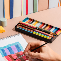 Bicolor Paul Smith 12er‑Set + Pinsel in der Gruppe Stifte / Künstlerstifte / Aquarellstifte bei Pen Store (137004)