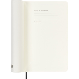 Kalender 18M WeekNote Soft Cover Large Black in der Gruppe Papier & Blöcke / Kalender und Terminkalender / 18 Monate Tageskalender bei Pen Store (137008)