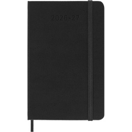 Kalender 18M WeekNote Hard Cover Pocket Black in der Gruppe Papier & Blöcke / Kalender und Terminkalender / 18 Monate Tageskalender bei Pen Store (137010)