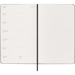 Kalender 18M WeekNote Hard Cover Large Black in der Gruppe Papier & Blöcke / Kalender und Terminkalender / 18 Monate Tageskalender bei Pen Store (137011)