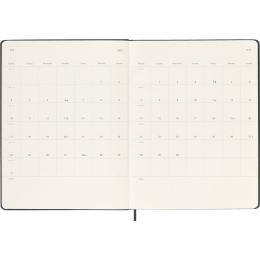 Kalender 18M WeekNote Hard Cover XL Black in der Gruppe Papier & Blöcke / Kalender und Terminkalender / 18 Monate Tageskalender bei Pen Store (137012)