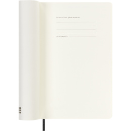 Kalender 18M Daily Soft Cover Large Black in der Gruppe Papier & Blöcke / Kalender und Terminkalender / 18 Monate Tageskalender bei Pen Store (137015)