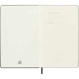 Kalender 18M Daily Hard Cover Large Black in der Gruppe Papier & Blöcke / Kalender und Terminkalender / 18 Monate Tageskalender bei Pen Store (137016)