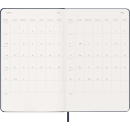 Kalender 18M WeekNote Hard Cover Large Sapphire Blue in der Gruppe Papier & Blöcke / Kalender und Terminkalender / 18 Monate Tageskalender bei Pen Store (137017)